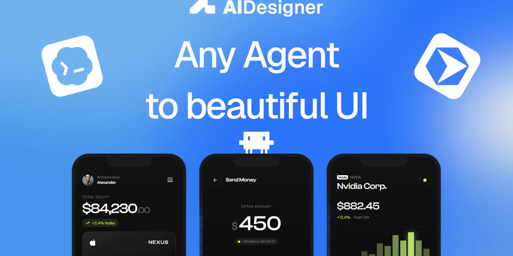 AI Designer MCP:高品質到難以分辨是人工智慧生成的介面設計工具
