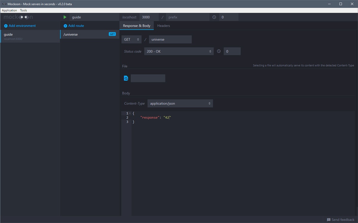 Mockoon gallery image
