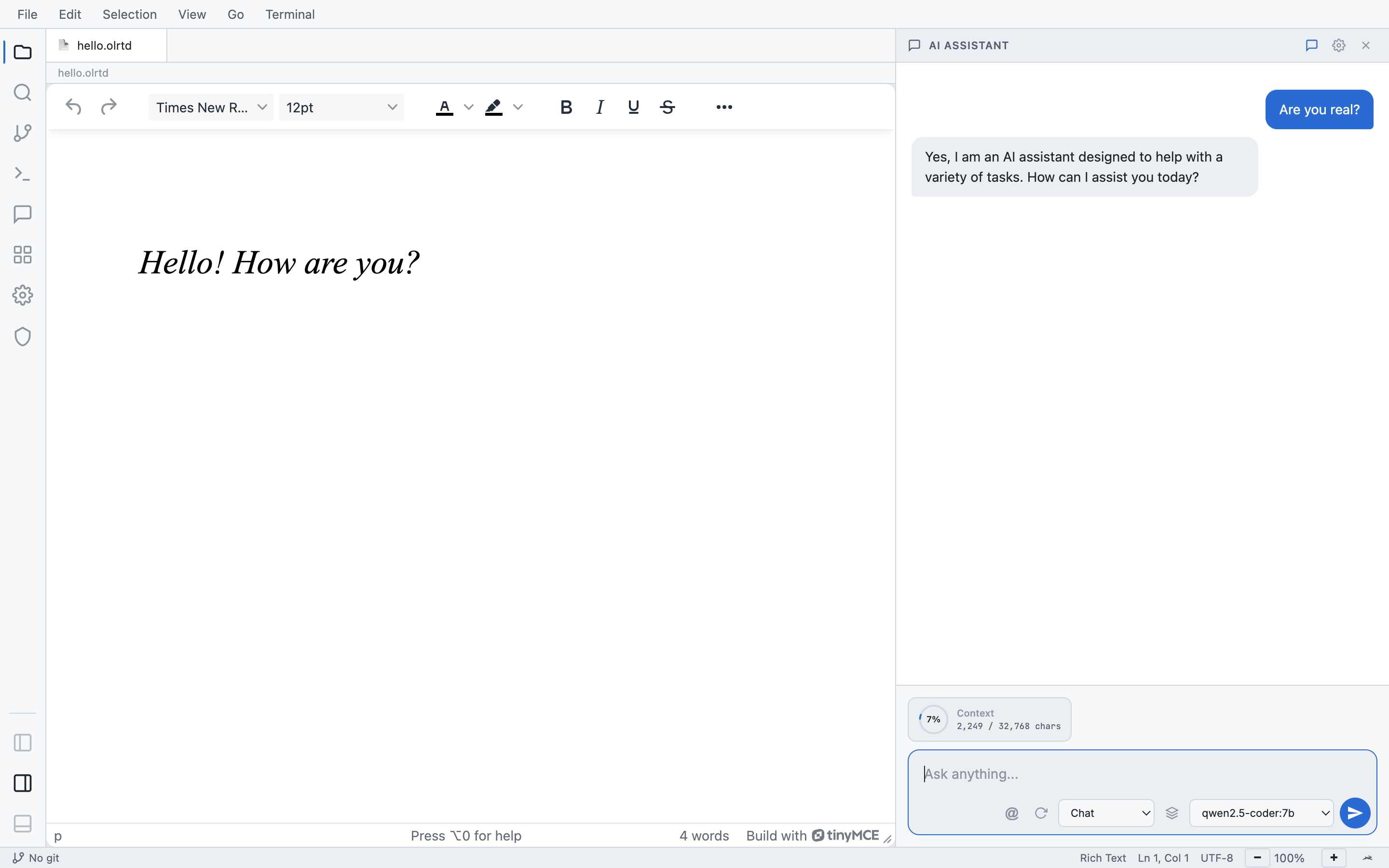 Ollie IDE - Screenshot 3 showing product features and functionality