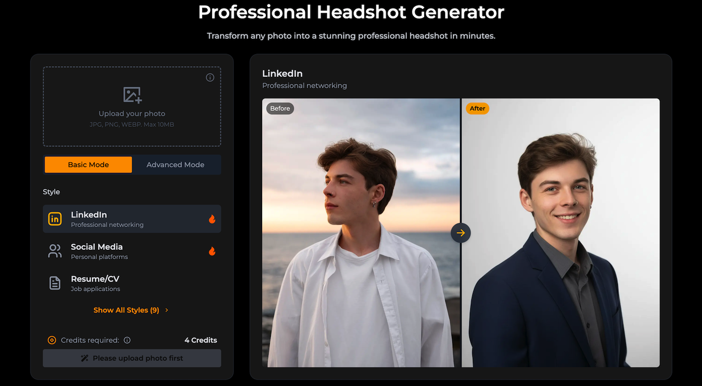 Fastheadshot - Hoogwaardige professionele headshots online binnen enkele minuten media 3