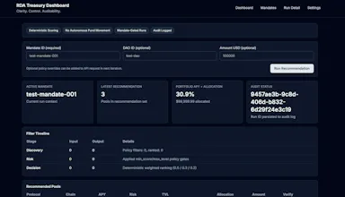 RDA — Robo DeFi Advisor gallery image