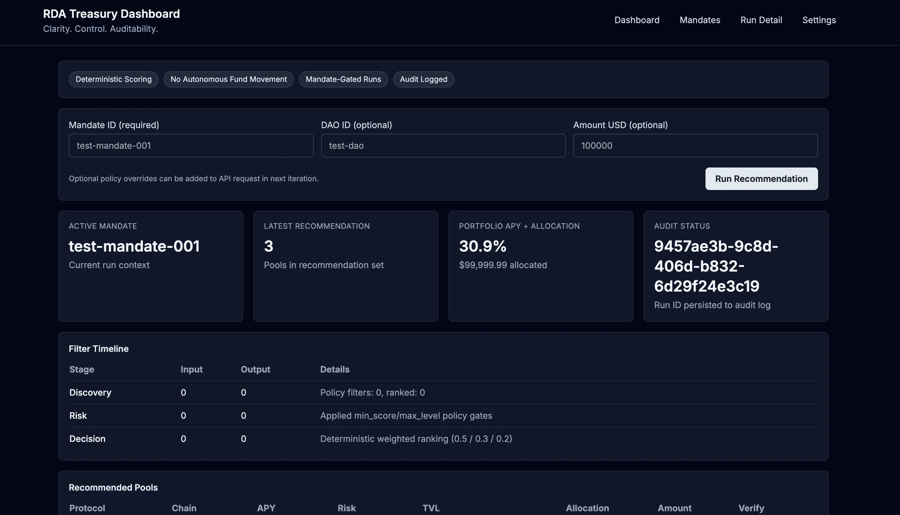 RDA — Robo DeFi Advisor screenshot 3