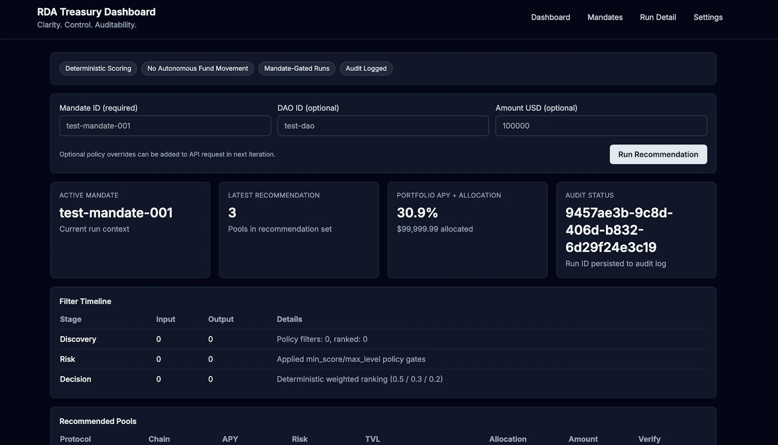 RDA — Robo DeFi Advisor screenshot 3