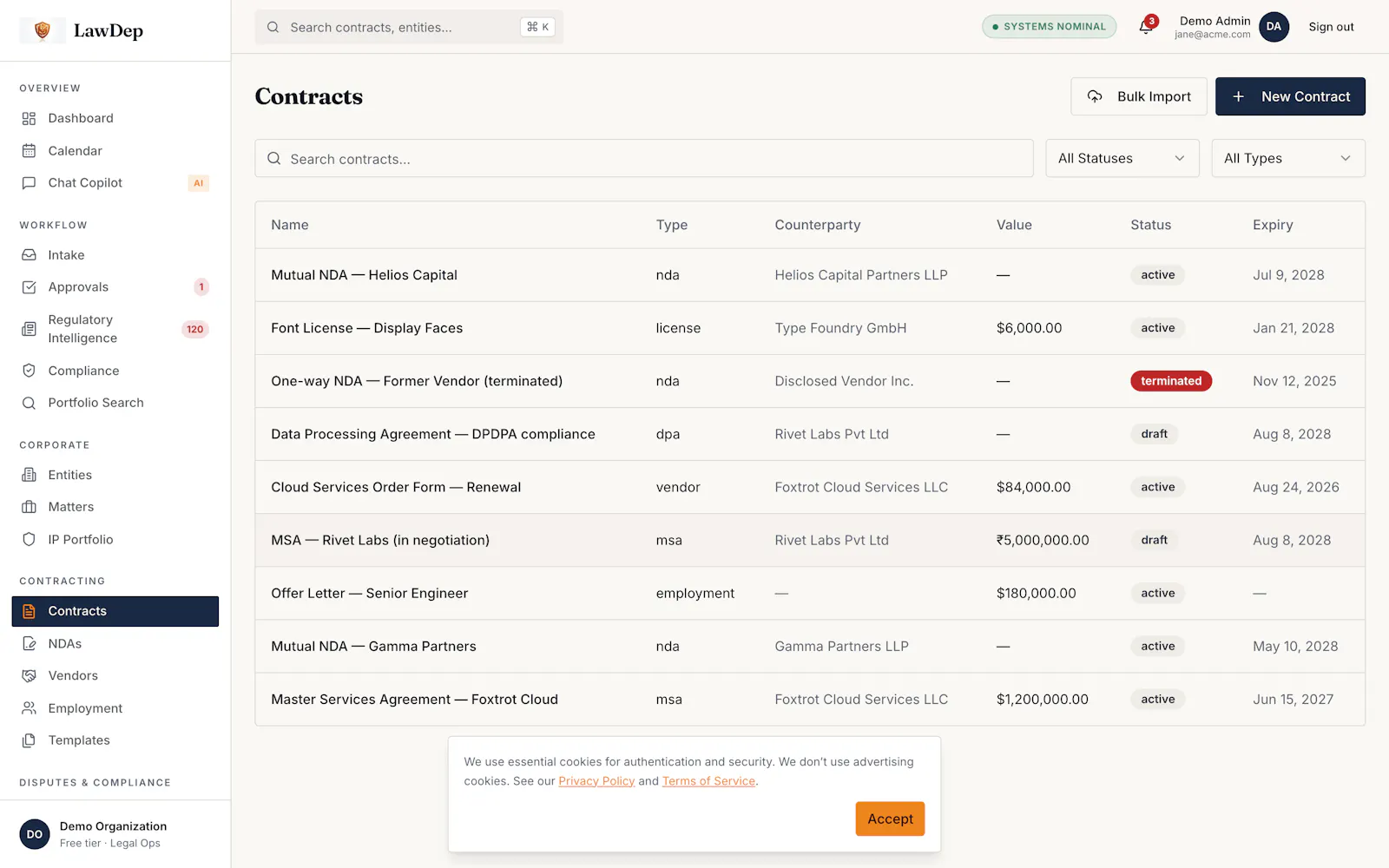 LawDep screenshot 5