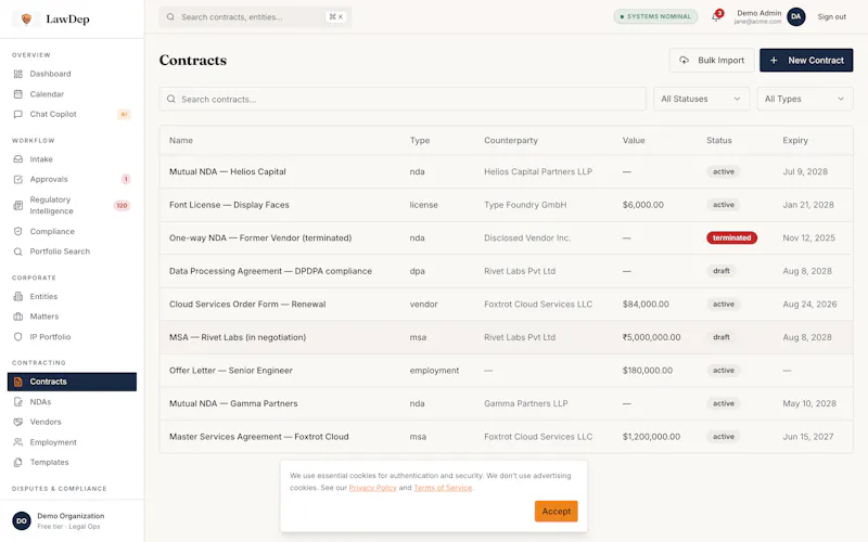 LawDep screenshot 5