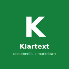 Klartext 제품 배너
