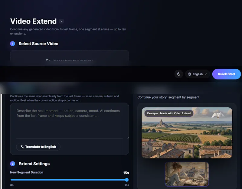 AI Video Extendor by Videoall.ai screenshot 3