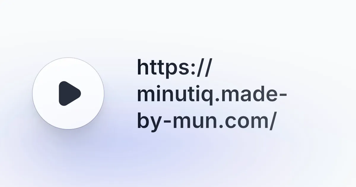 Minutiq gallery image