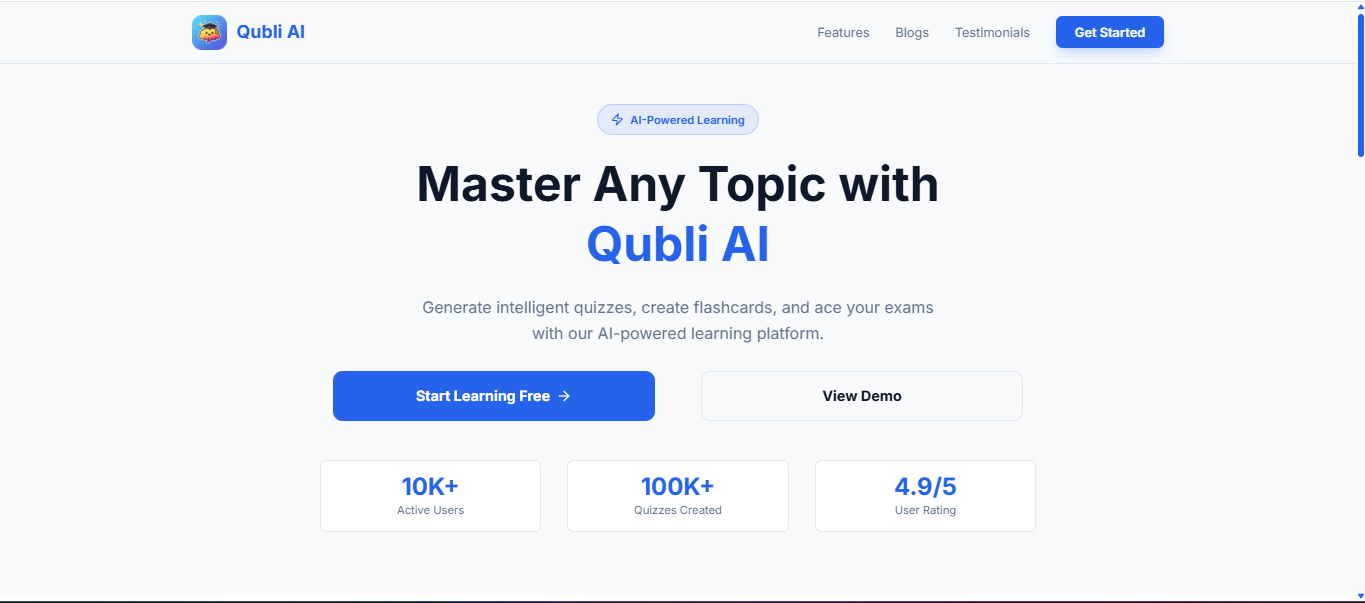 Quiz and Flashcard Generator app. gallery image