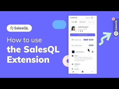 startuptile SalesQL LinkedIn Email Extractor-LinkedIn leads for sales and marketing teams