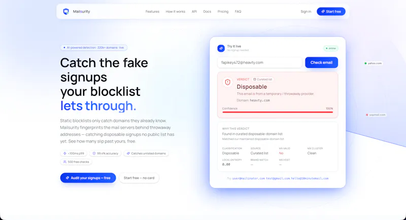 Mailsurity screenshot 2