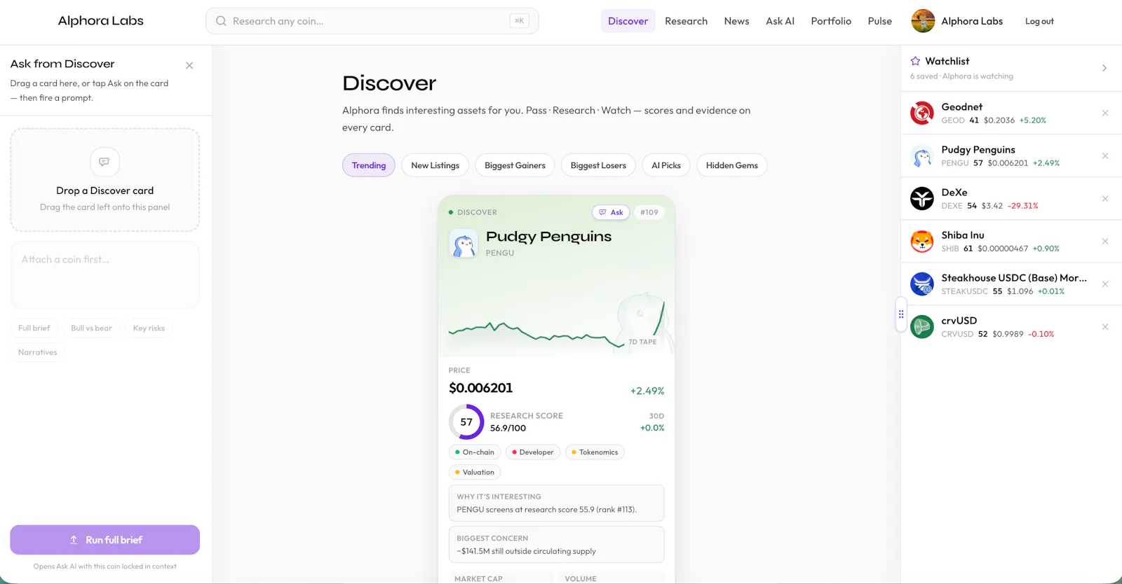 Alphora Labs screenshot 1