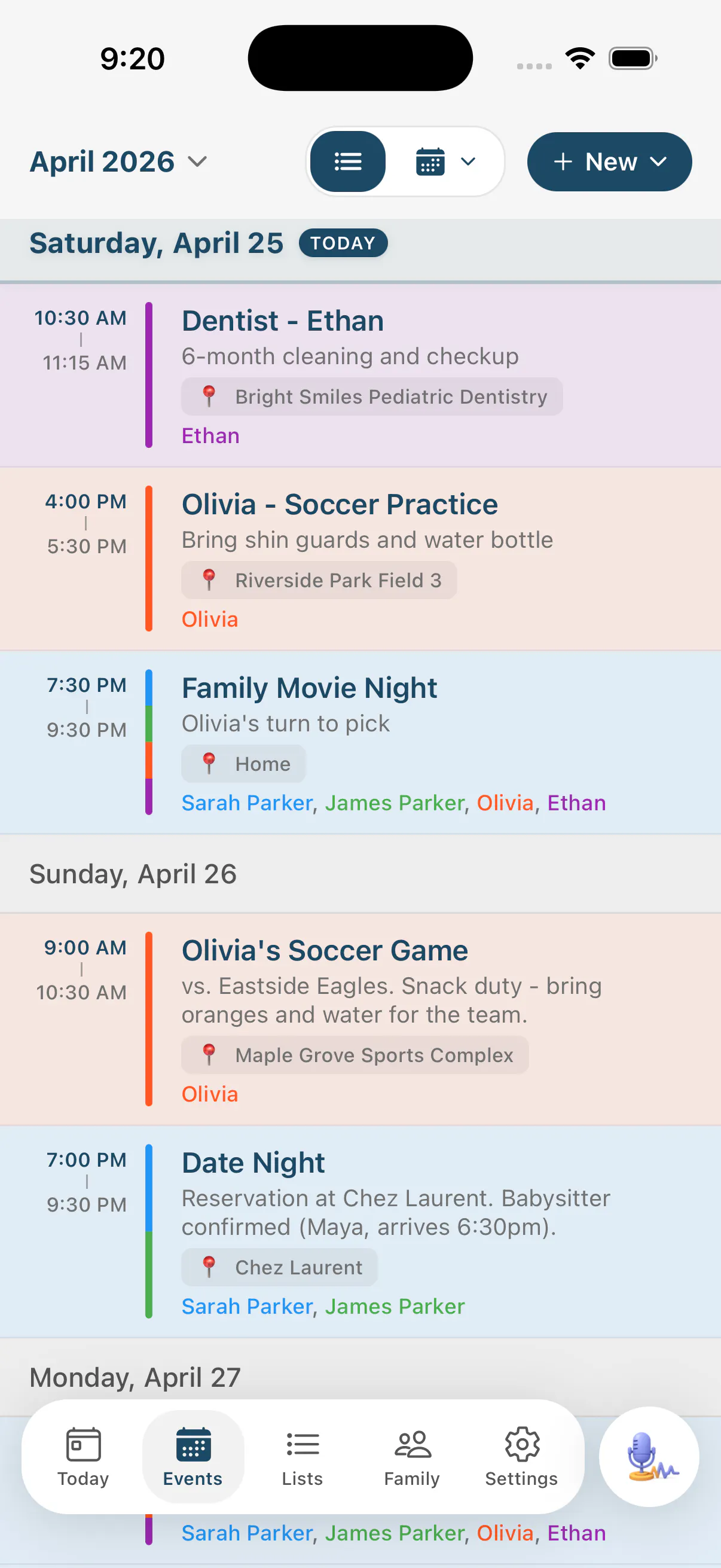 Sense - AI Family Organizer gallery image