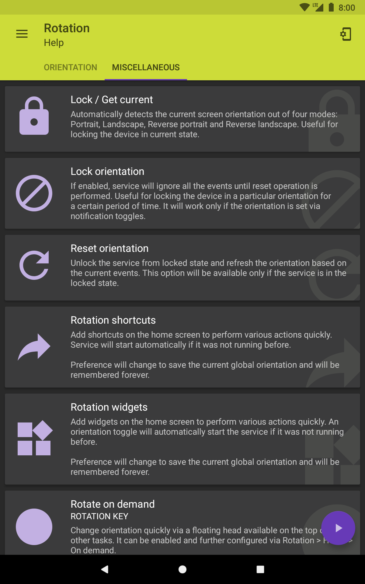 Rotation - Orientation Manager gallery image