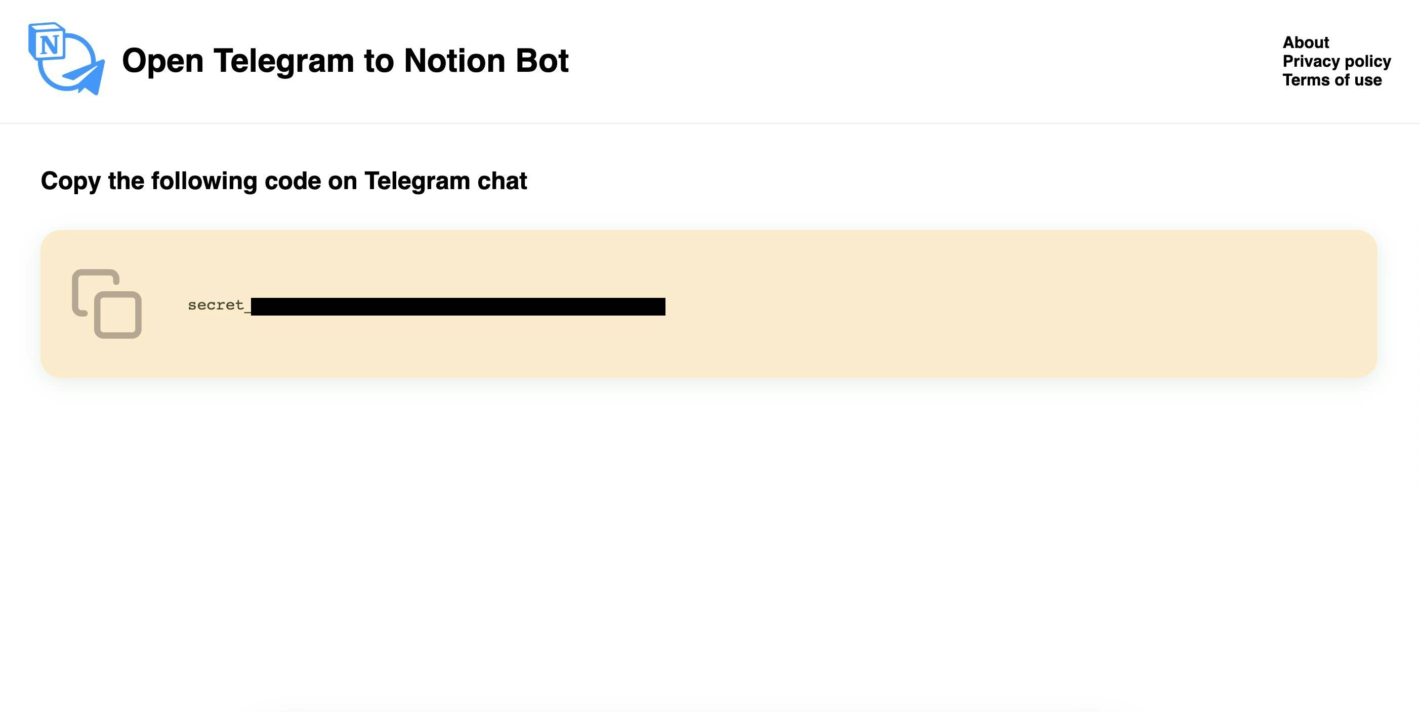 Bot de telegrama abierto a la noción - Conecte sus notas y tareas sin problemas desde Telegram media 3