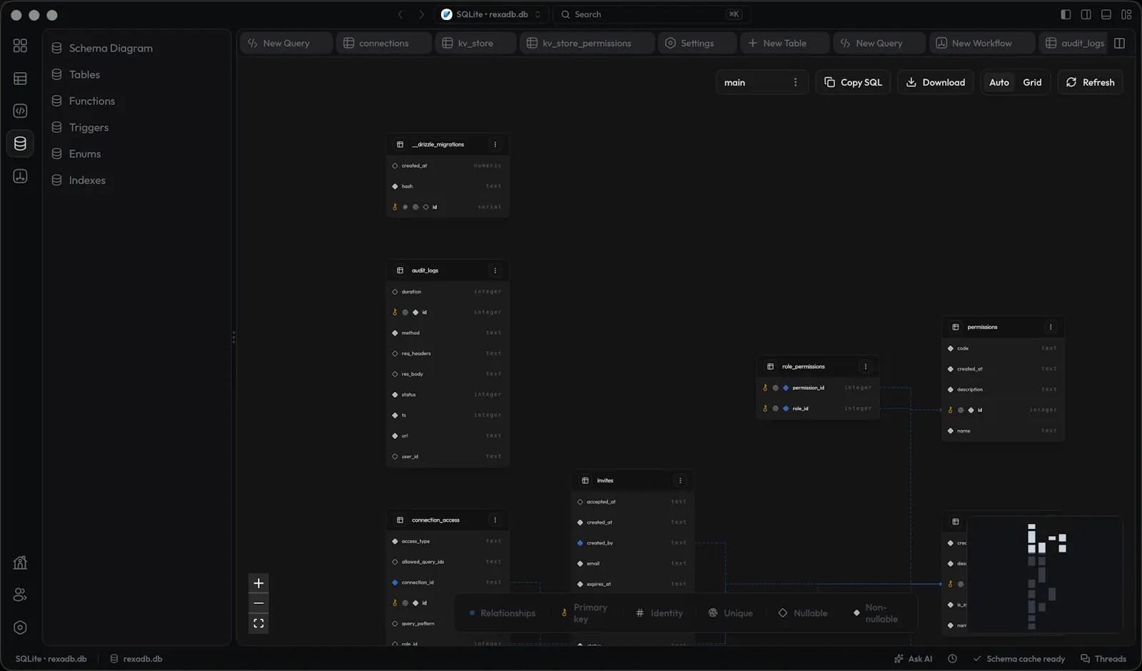 Rexa DB screenshot 2