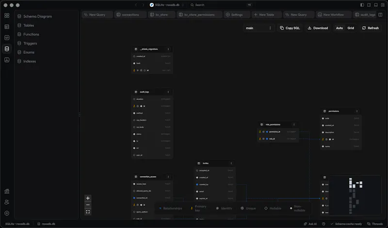 Rexa DB screenshot 2