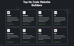 No Code Website Builder media 2