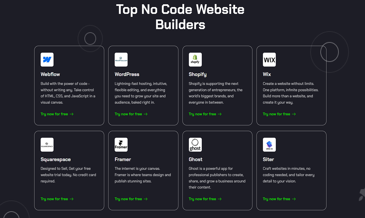 Kod Web Sitesi Oluşturucu Yok media 2