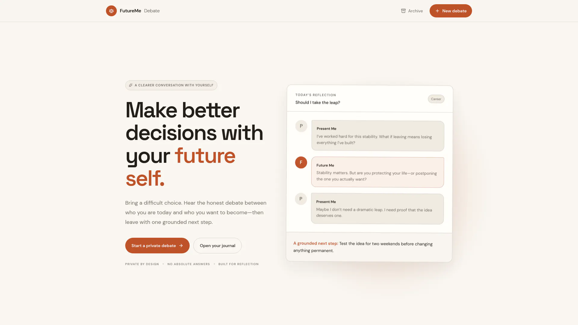 FutureMe Debate gallery image