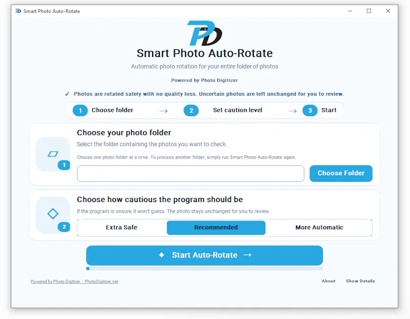 Smart Photo Auto-Rotate screenshot 1