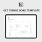 Get Things Done Template
