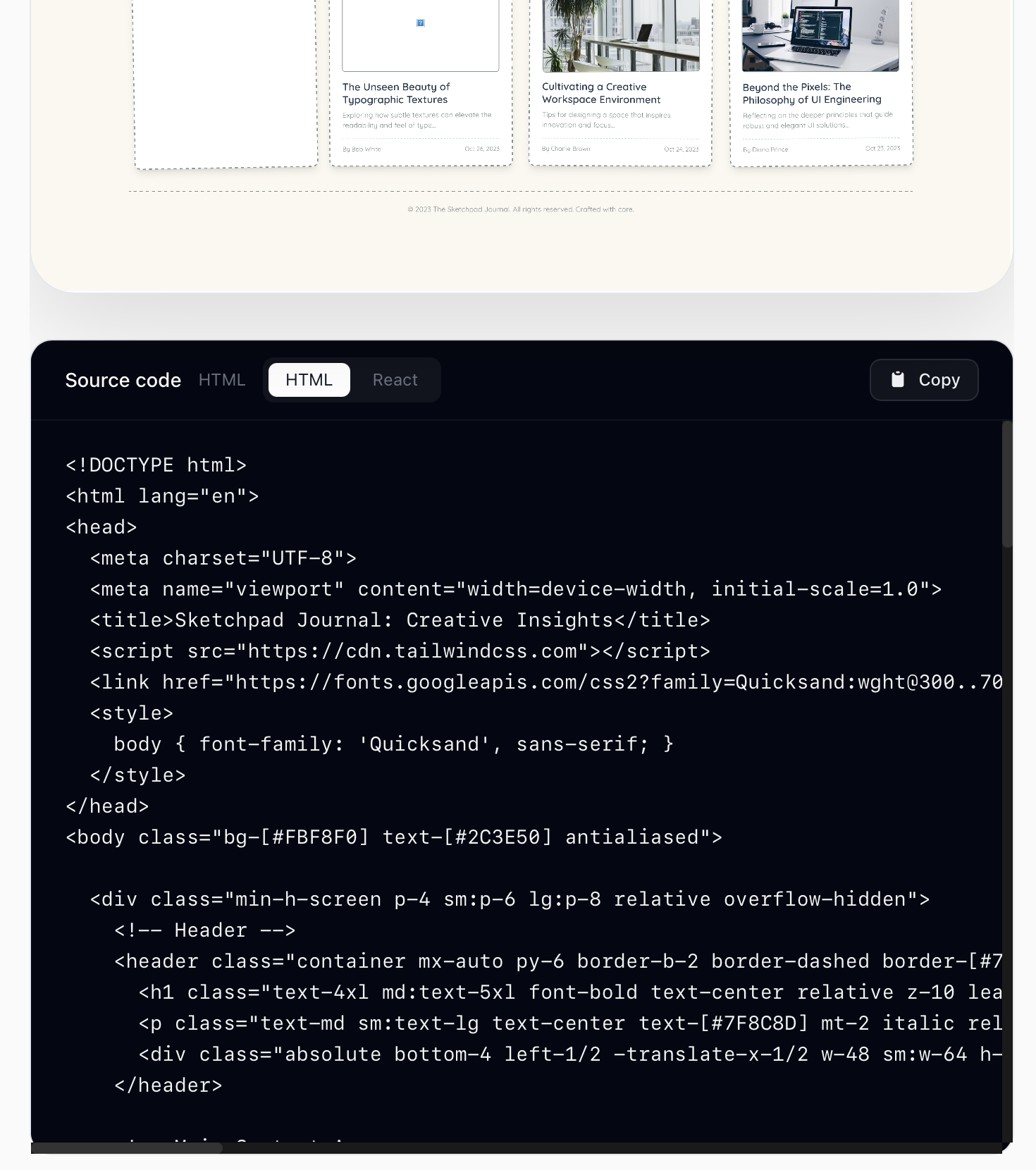UI Syntax gallery image