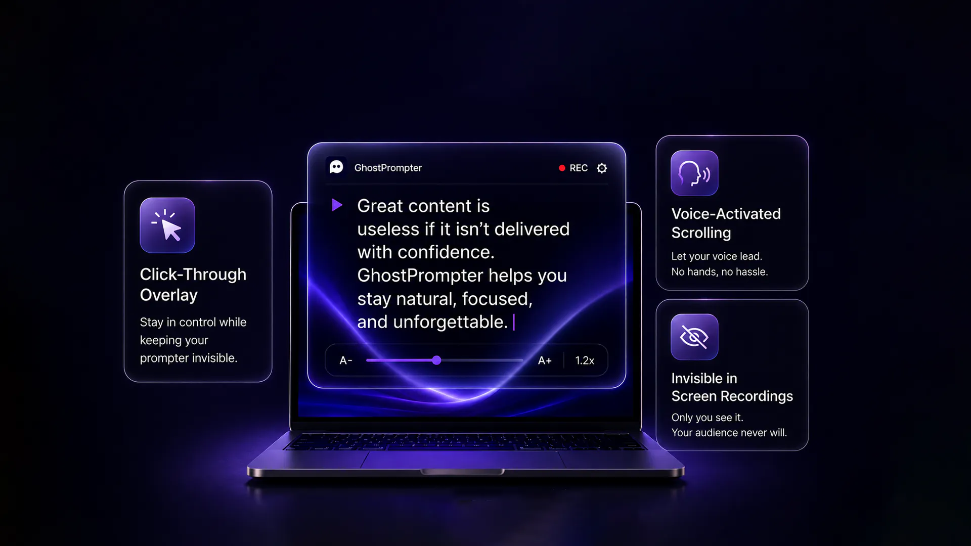 GhostPrompter screenshot 1