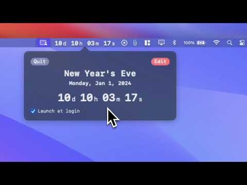 DownCount: Menu Bar CountDown gallery image