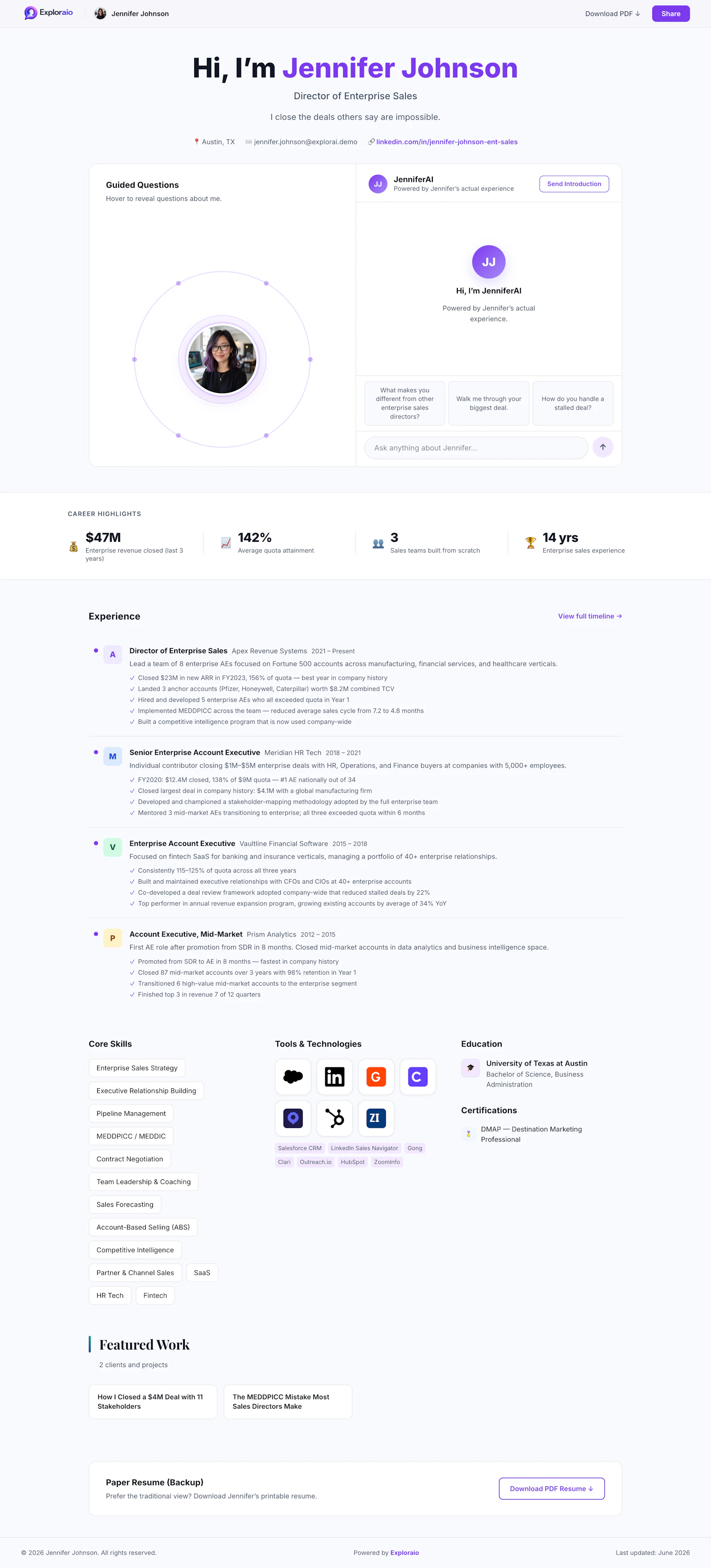 Exploraio screenshot 1