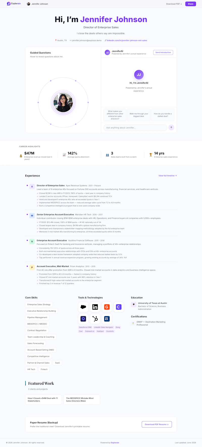 Exploraio screenshot 1