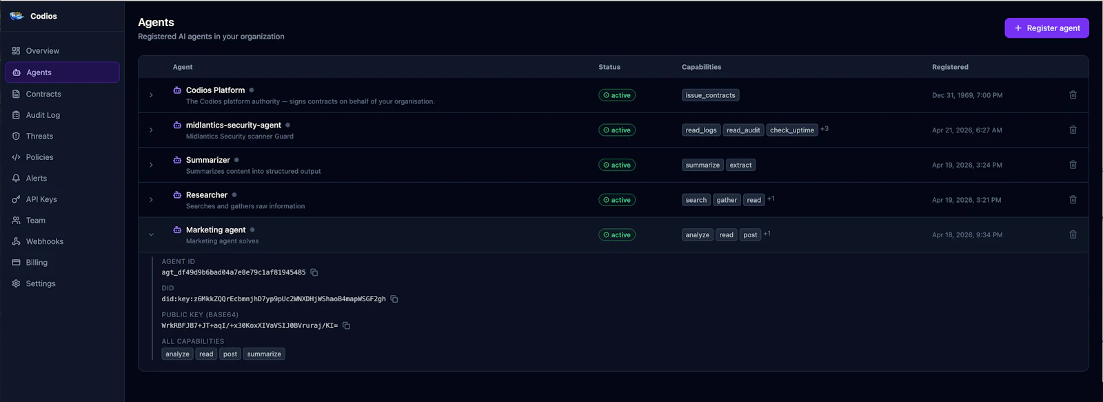 Codios - AI Agent Caging Infrastructure screenshot 2