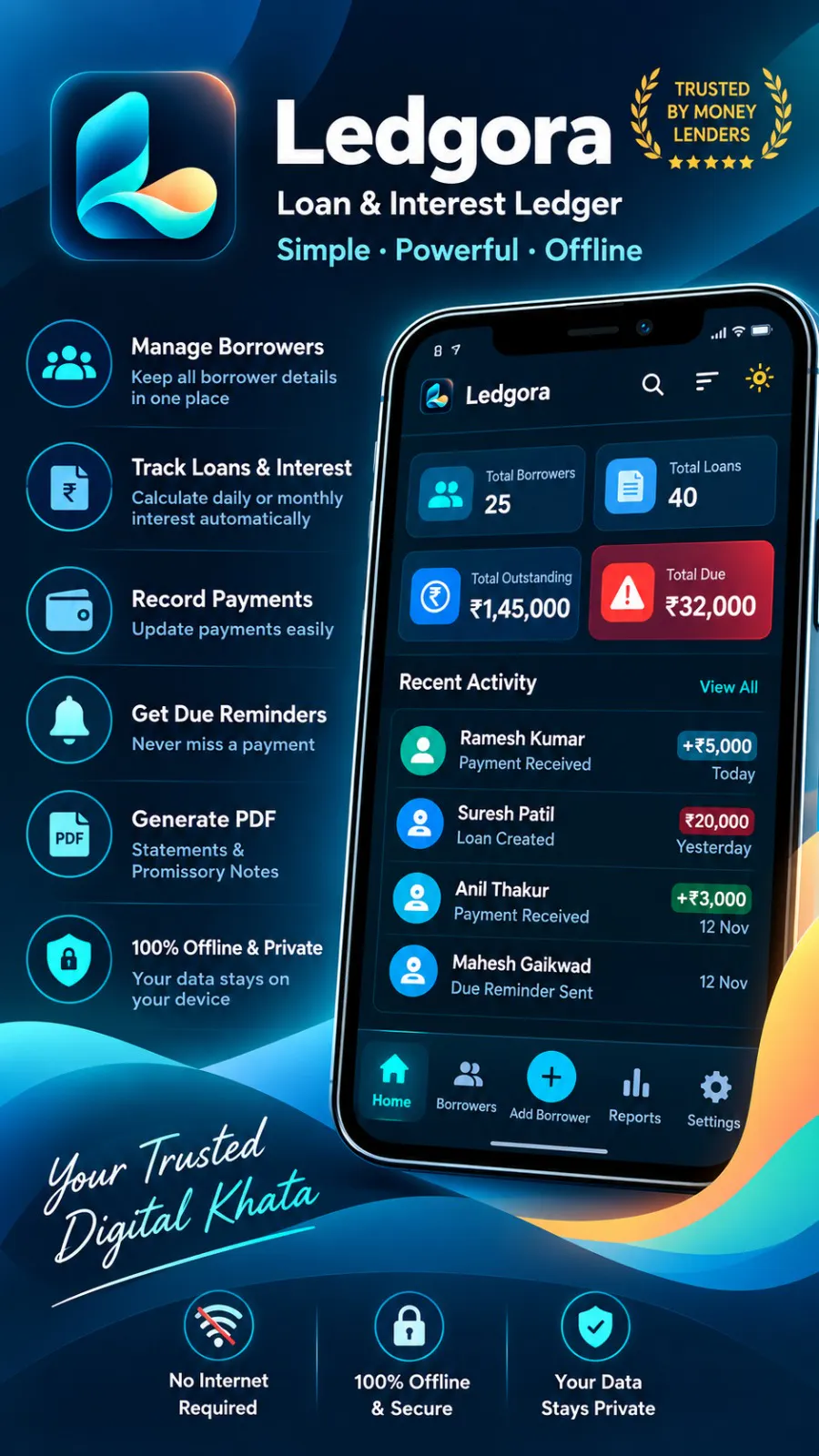 Ledgora – Smart Digital Khata gallery image