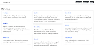 Startup List gallery image