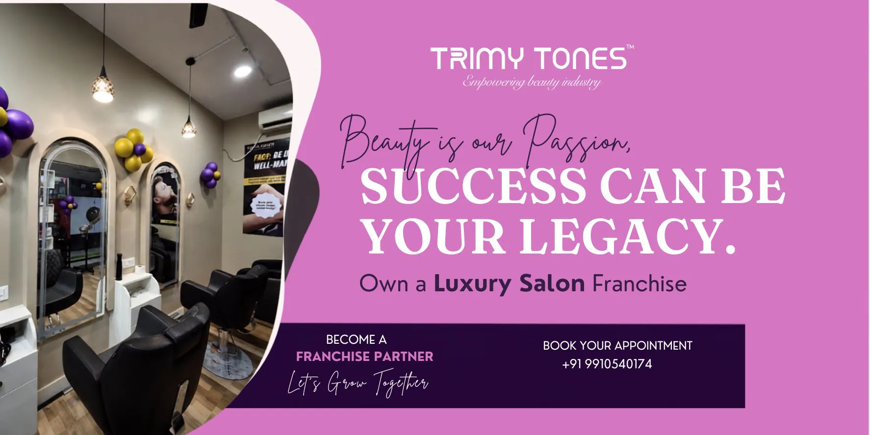 Trimy Tones Salon Franchise in India gallery image