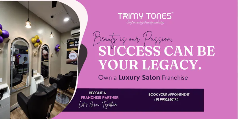 Trimy Tones Salon Franchise in India screenshot 2