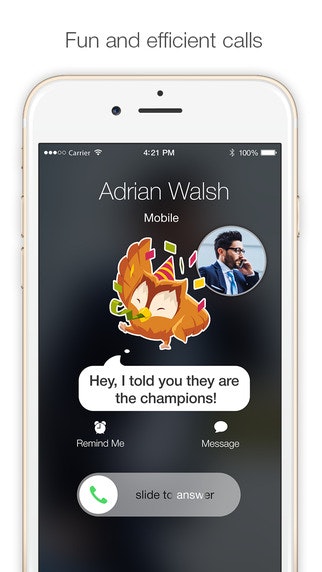 inCaller - Add Stickers & Text to Your Calls gallery image