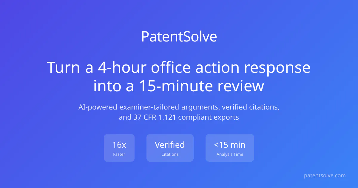Banner del producto Patent Solve