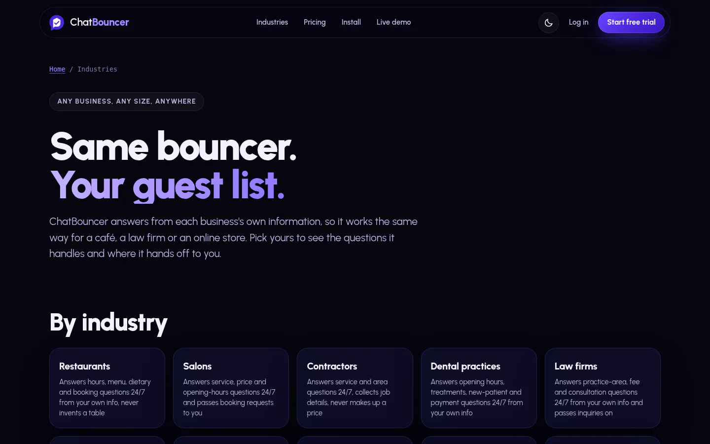 ChatBouncer gallery image