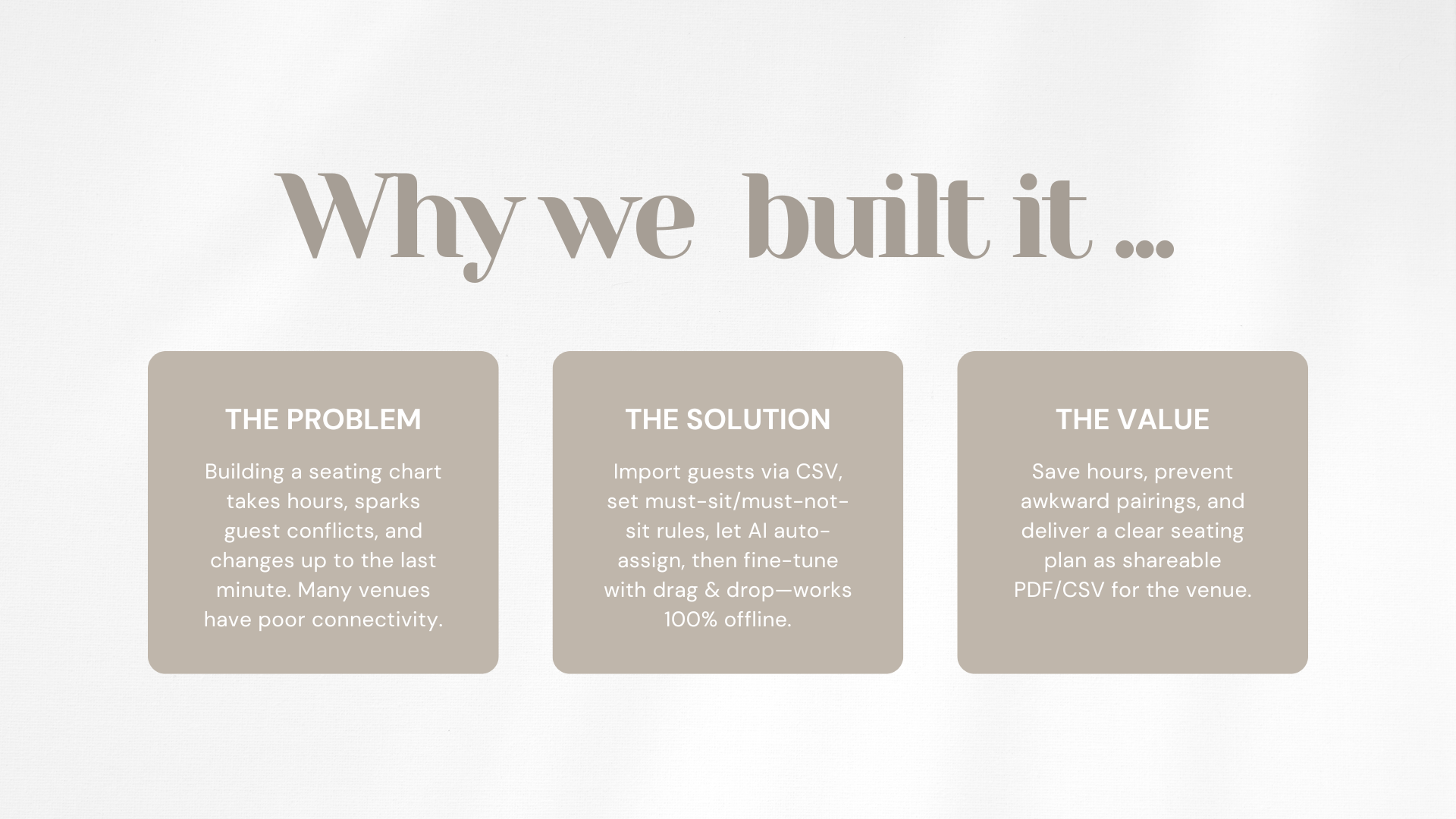 Seating Plannign app gallery image