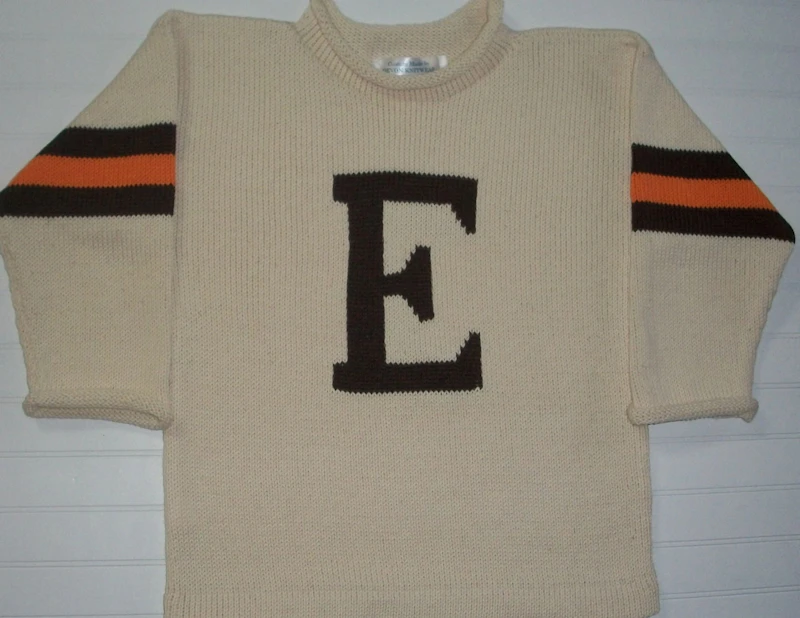 Sleeve Stripe Sweater With Letter screenshot 1