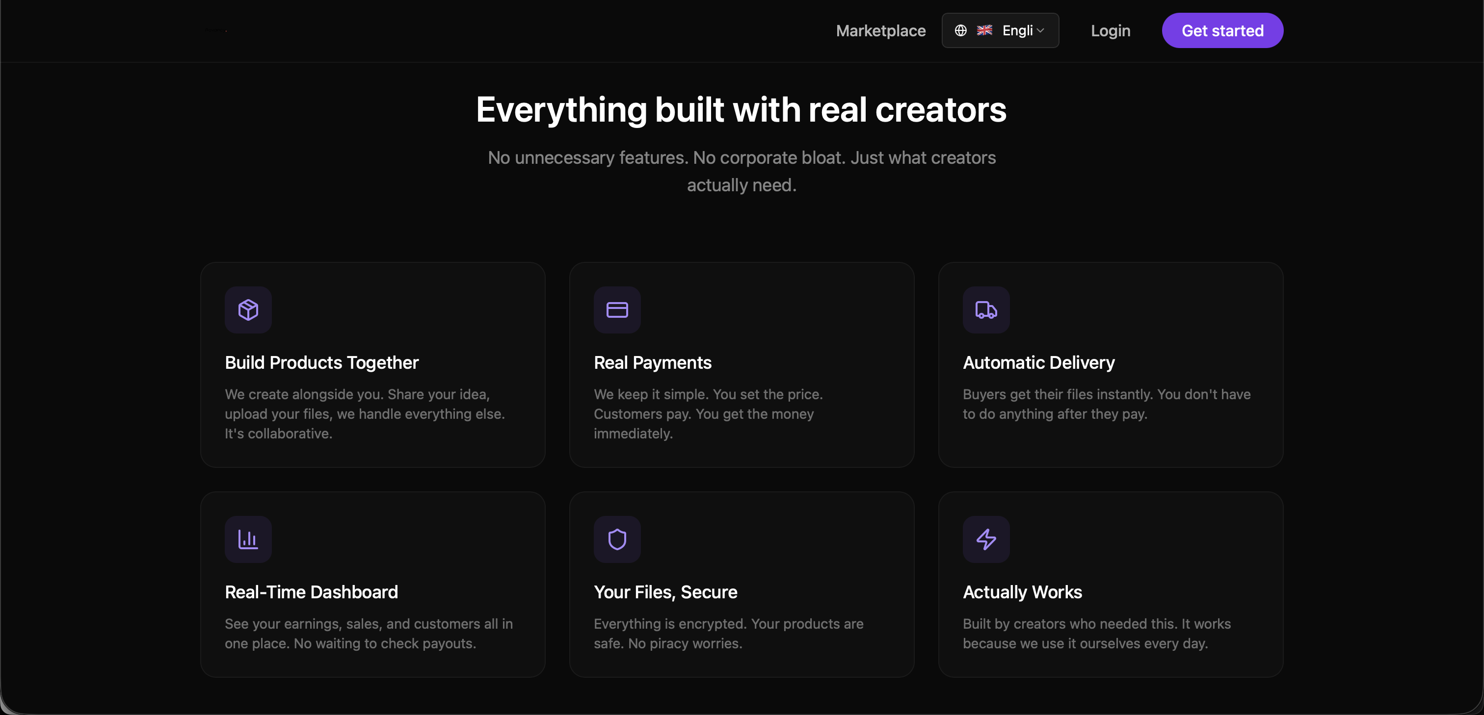AOVANCY - Screenshot 2 showing product features and functionality