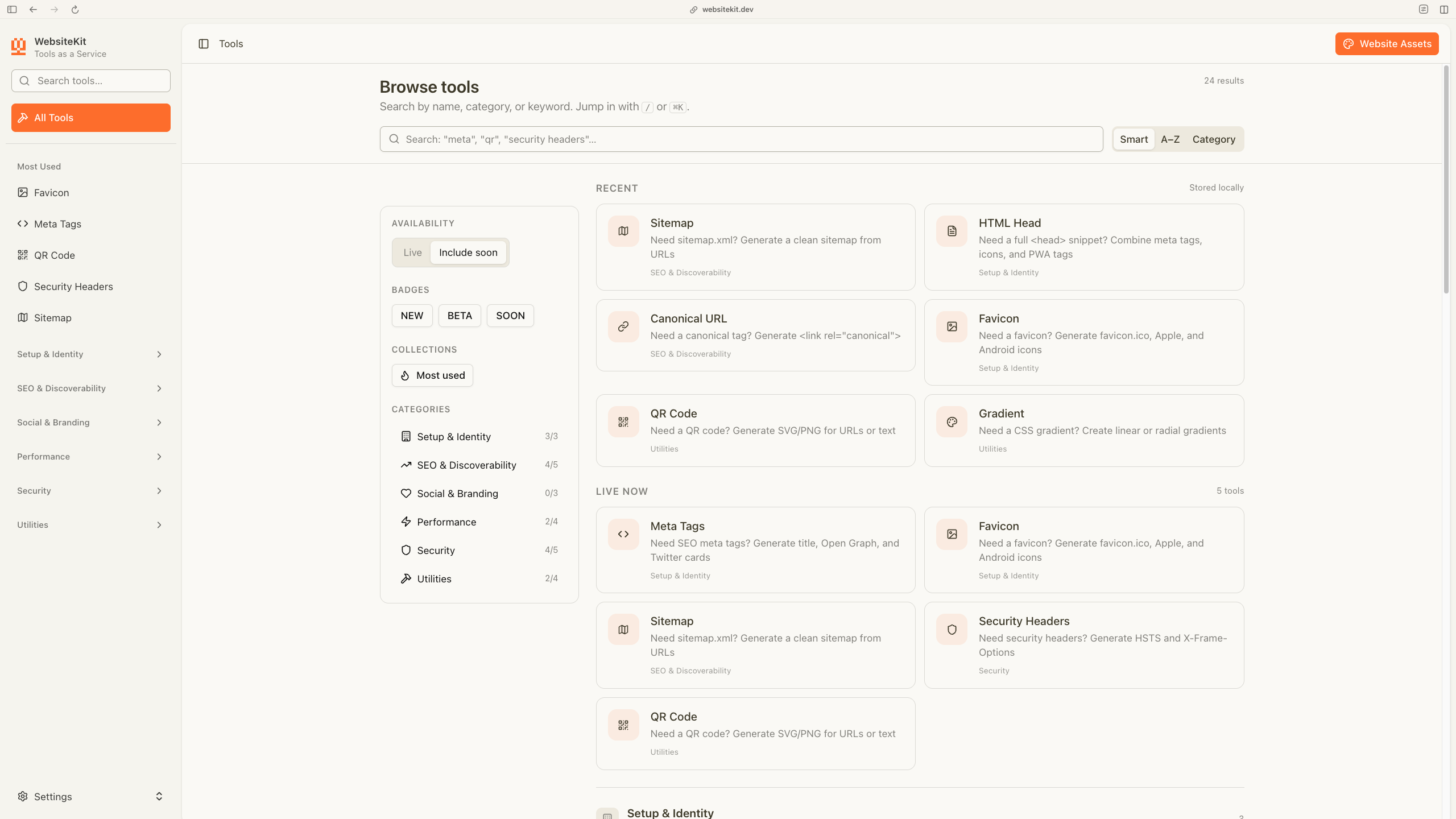WebsiteKit - Screenshot 5 showing product features and functionality