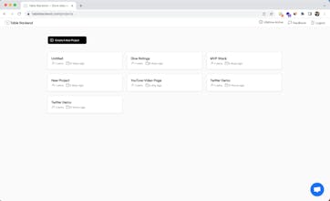 Table Backend gallery image