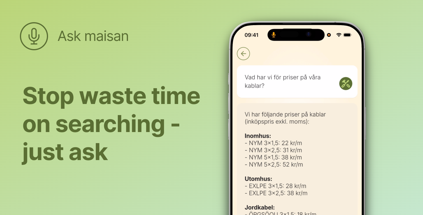 maisan - business brain for tradespeople gallery image