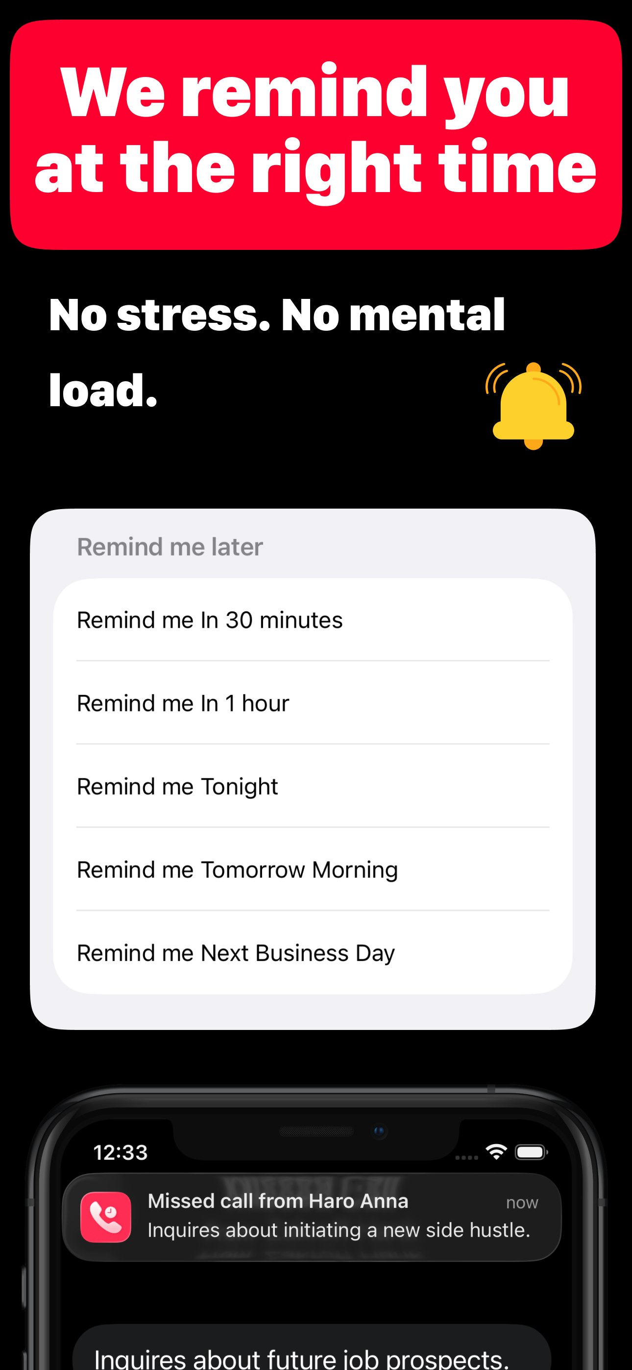 CallBack - Screenshot 3 showing product features and functionality