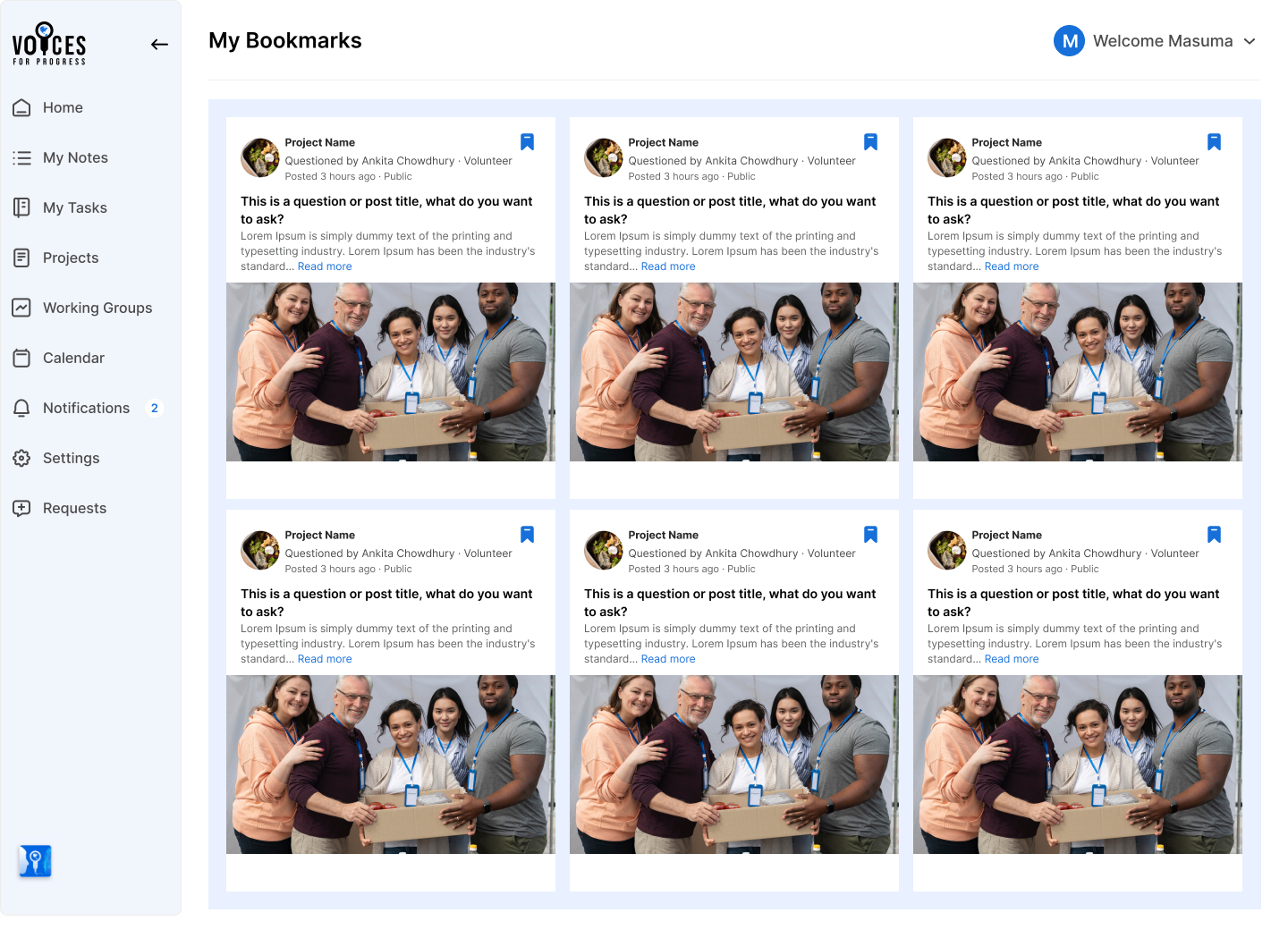 Voices for progress gallery image