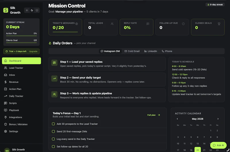 Silk Growth — The CRM for outreach screenshot 3