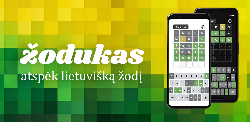 Mídia 1 de Žodukas: adivinhe essa palavra
