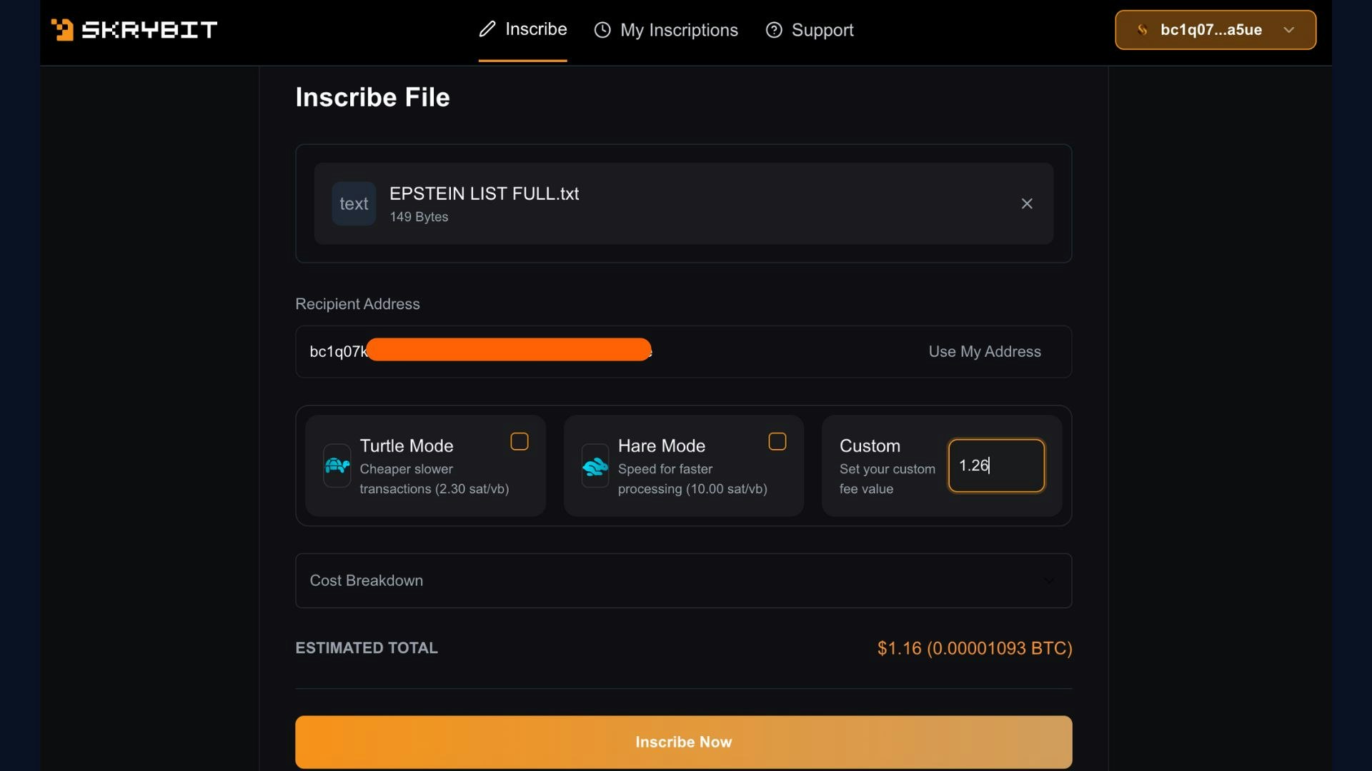 Mídia 3 de Script - Serviço de inscrição ordinal gratuita no Bitcoin